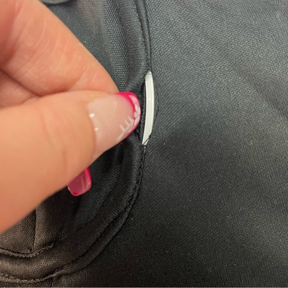 Zara Faux Leather Corset Crop Top Black - Picture 7 of 7